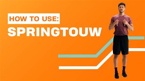 De set up voor jouw verstelbare springtouw 